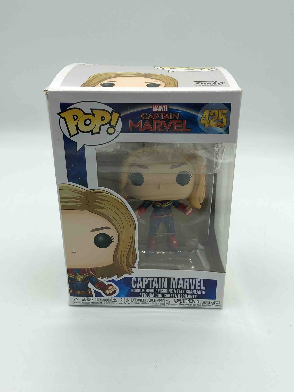 Funko Pop! Captain Marvel #425 Vinyl Figure Damaged