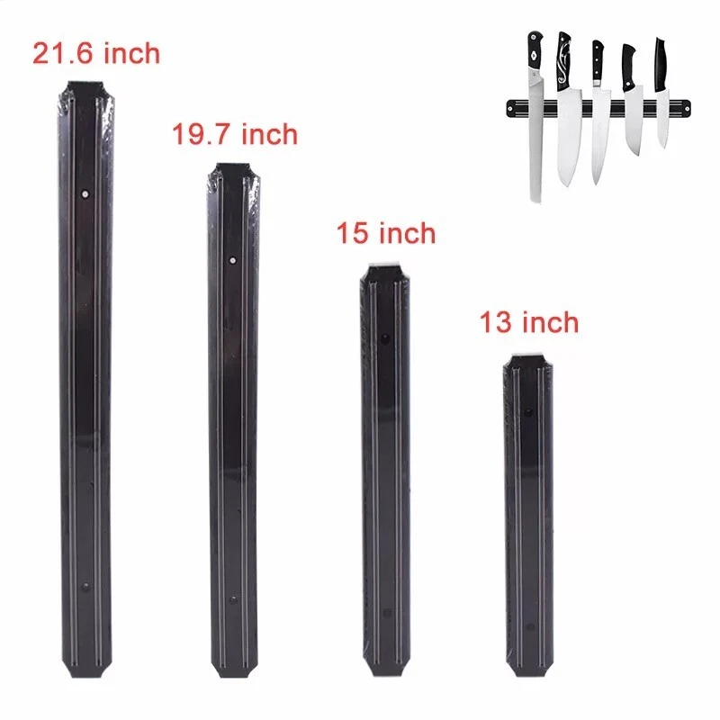 Wall Mount Magnetic Knife Scissor Storage Holder Rack Strip Kitchen Tool - Image 2 of 4