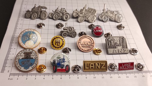 14er SET, PIN/Anstecker: LANZ BULLDOG Logos/Oldtimer Traktor/Trecker Modelle etc - Bild 5 von 5