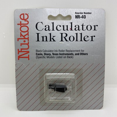 Nu-Kote NR-40 Black  Calculator Ink Roller