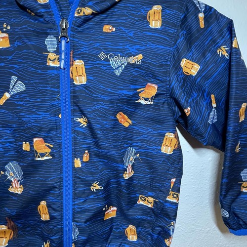 Columbia Kids' Jacket - Fun Spring/Summer Pattern, Size 4T - Picture 2 of 4