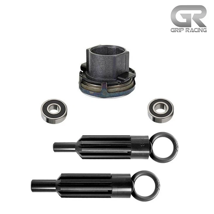 GRIP RACING Clutch Kit GR-364 &ndash; 14.98 lbs (6.79 kg) Clutch Disc Style: Stage 4 High Torque 6-Puck Sprung Hub Pressure Plate Type: Reinforced HD Diaphragm Number of Teeth: 112 Type: Clutch Kit Flywheel Bundle Set Flywheel Material: One piece solid 4140 chromium-molybdenum forged steel Interchange Part Number: KF649-01 03-030 03-011 K70206-01 K70238-01 195321, 21211223597 21-21-1-223-679, 21-21-1-223-599, DMF015 DMF016 DMF037 DMF073 Input Spline Quantity: 10 OE/OEM Part Number: KF649-01 03-030 03-011 K70206-01 K70238-01 195321, 21211223597 21-21-1-223-679, 21-21-1-223-599 Manufacturer Warranty: 1 Year Disc Diameter: 9.45 in (240 mm) Disc Material: Ceramic Input Shaft Diameter: 1-1/8 in (28.6 mm) Country of Origin: United States UPC: Does not apply &ndash; Fits BMW M3 Z M Coupe Roadster E36 thumbnail 4