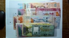 Joblot of 10 different UNC banknotes from around the world