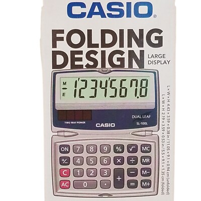 Casio dual leaf calculator new arrivals