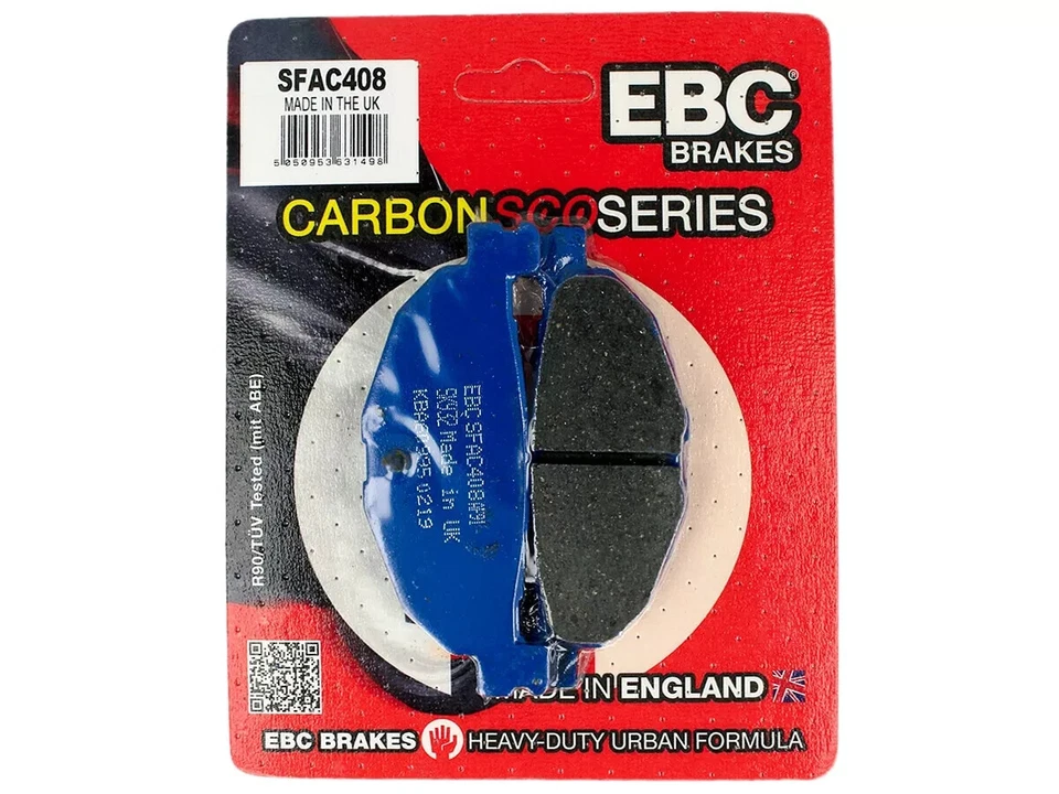 COPPIE/PASTIGLIE FRENO YAMAHA XP 500 T-MAX 2004/2007 ANTERIORI POSTERIORI EBC - Immagine 3 di 4