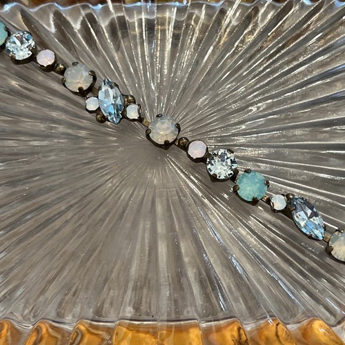 Sorrelli 7 inch Aqua Blue and Pastel Rhinestone Tennis Bracelet RARE! - Picture 11 of 19