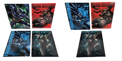 Dc Comics Batman Double Pocket 3 Ring Binder Portfolio School Folders ...