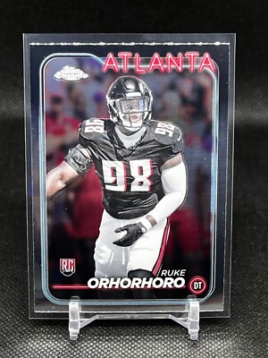 2024 Topps Chrome Football Ruke Orhorhoro #279 RC