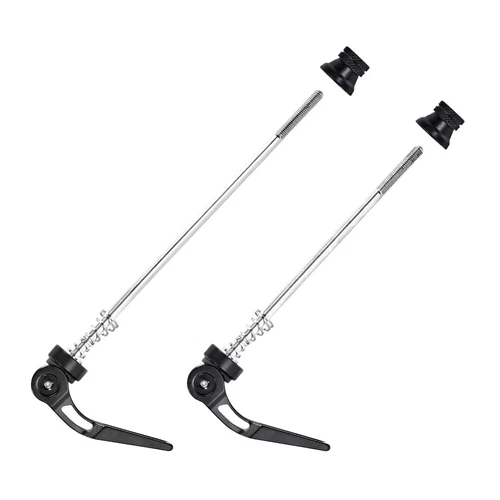 Bicycle Skewers Quick Release Axle Skewers Front Rear Bike Axle Wheel Hub Black - Picture 6 of 28