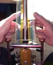 GRAVIKORD Double Harp, Electro-Acoustic, E-Z Travel harp
