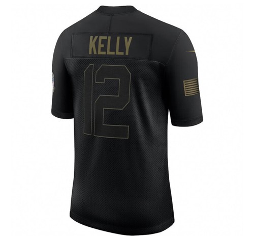 Buffalo Bills Jim Kelly #12 Nike Black Salute To Service NFL Jersey Extra Large - Picture 3 of 6