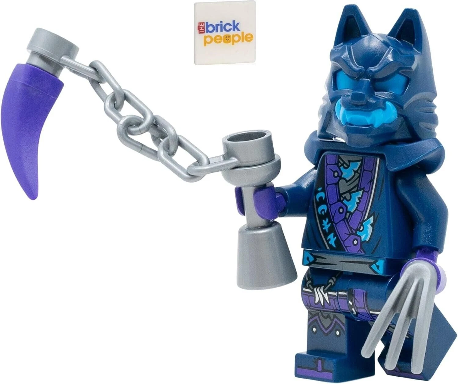 LEGO Ninjago Wolf Mask Warrior Minifigure with Claw & Weapon New