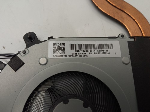 Lenovo ThinkPad E15 Gen 2 Laptop Heatsink and Cooling Fan 5F10Z58243 5H40X89411 - Zdjęcie 4 z 4
