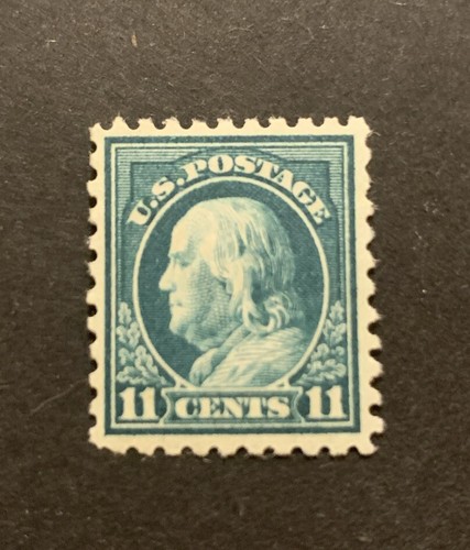 US Stamps Scott #473: 1916 11c Green Franklin Single-MNH/OG