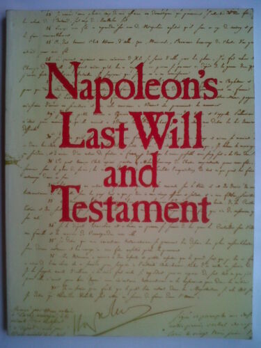 ALEX DE JONGE.NAPOLEON'S LAST WILL AND TESTAMENT.1ST S/B UK 1977,ILLS DOCUMENTS - Picture 1 of 1
