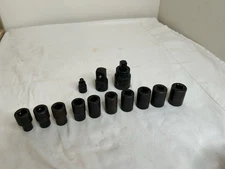 Snap On IMMI 1/2” Impact Socket Set 10pc& 3 Adapters GLASIE