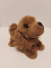 Realistic Cocker Spaniel Dog Plush E  J Classic Prima Lying Red Brown Puppy 9"