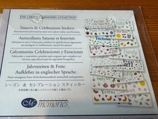 Creative Memories Stickers ~ Seasons & Celebrations (16) 2" x 5" studio strips