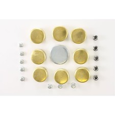 Pioneer Expansion Plug Kit Pe-100-br Brass For Chevy 262-350 Sbc Bagged Pioneer Expansion Plug Kit Pe-100-br Brass For Chevy 262-350 Sbc Bagged