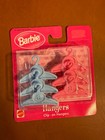 " New " By Mattel Clip-on Pink and Blue Hangers For Barbie or Any Fashion Doll — photo 1