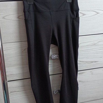 Member's Mark Active Legging Women's Black L (10/12) High Rise Ankle Pockets