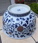 Antique Huge Red Dragon Bowl ALAN HARTMAN PROVENANCE Qianlong Mark And Of Period — photo 4