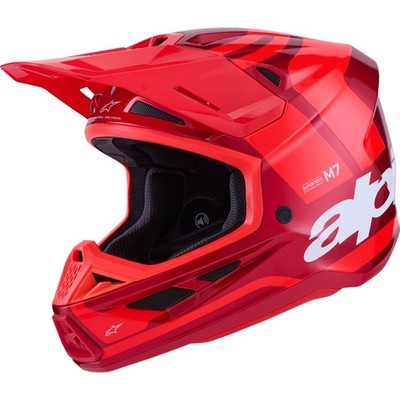 Alpinestars 8301826-3127-S SM-7 Core Helmet Sm Red