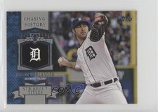 2013 Topps Mini Chasing History Justin Verlander #MCH-47 02v3