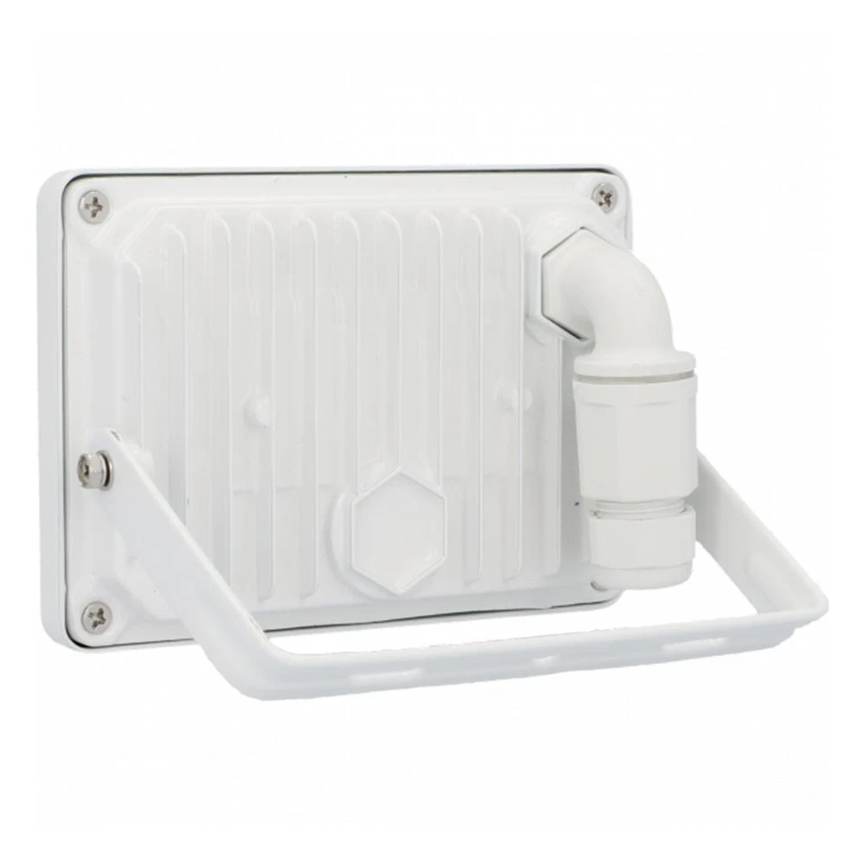 Unitec LED Fluter Strahler Außenleuchte Weiß IP65 14W Tageslicht 6500K kaltweiß - Bild 4 von 4