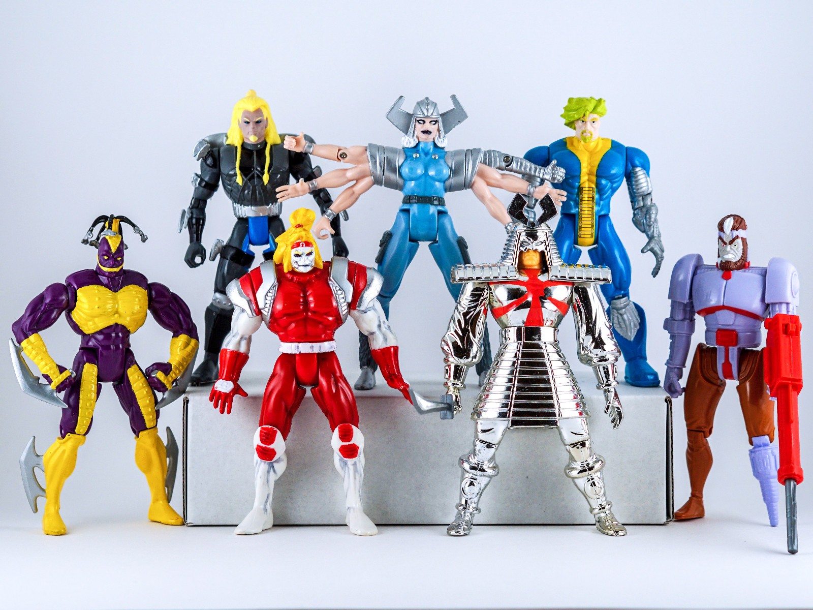 Toybiz X-Men Omega Red Silver Samurai Spiral Fitzroy Ahab Killspree X-Treme Lot