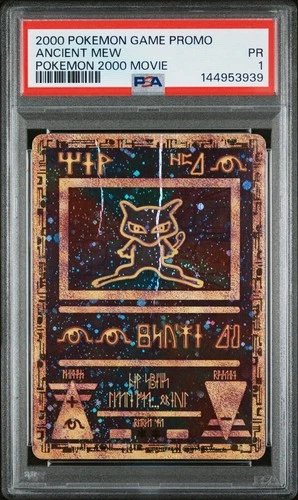 2000 Pokémon Game Promo Pokémon 2000 Movie Ancient Mew PSA 1 PR
