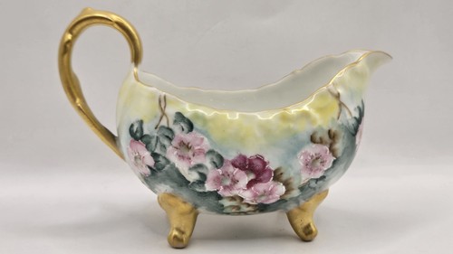 Vintage Limoges T&V macchina da caffè servizio latte brocca piatto tazza Francia - Foto 4 di 13