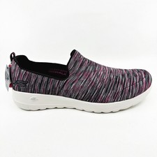 Skechers Go Walk Joy Terrific Black Pink Womens Slip On Comfort Shoes