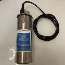 ECO-WORTHY 12V DC Submersible Pump. Model SPX-12 3.2 GPM, Max Head 230ft. E/C