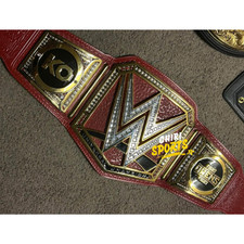 Undisputed Wrestling Championship Replica Title Belt 6MM D Custom Plates Replica
