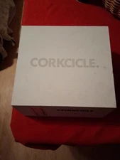 Corkcicle Stemless Glass Set 2 Double Walled Flute Glasses 7oz. Clear