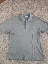 Lacoste Classic Fit Polo Shirt Mens 4 Medium Olive Green Short Sleeve Crocodile