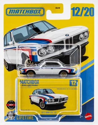 2026 Matchbox Collectors #12 1973 BMW CSL 3.0 CHAMONIX WHITE | FSC