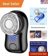 Compact Rechargeable Razor - Unisex Shaver with Powerful Performance for Travel
