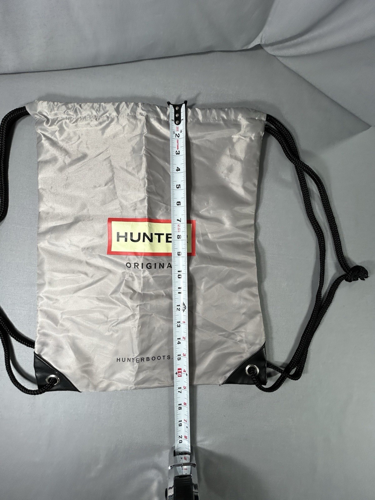 Hunter Drawstring Grey Backpack - image 6