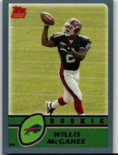 Willis McGahee 2003 Topps Football Buffalo Bills