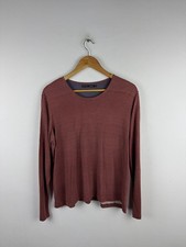 Gudrun Sjoden Striped Silk Blouse Damen Women's Size XL