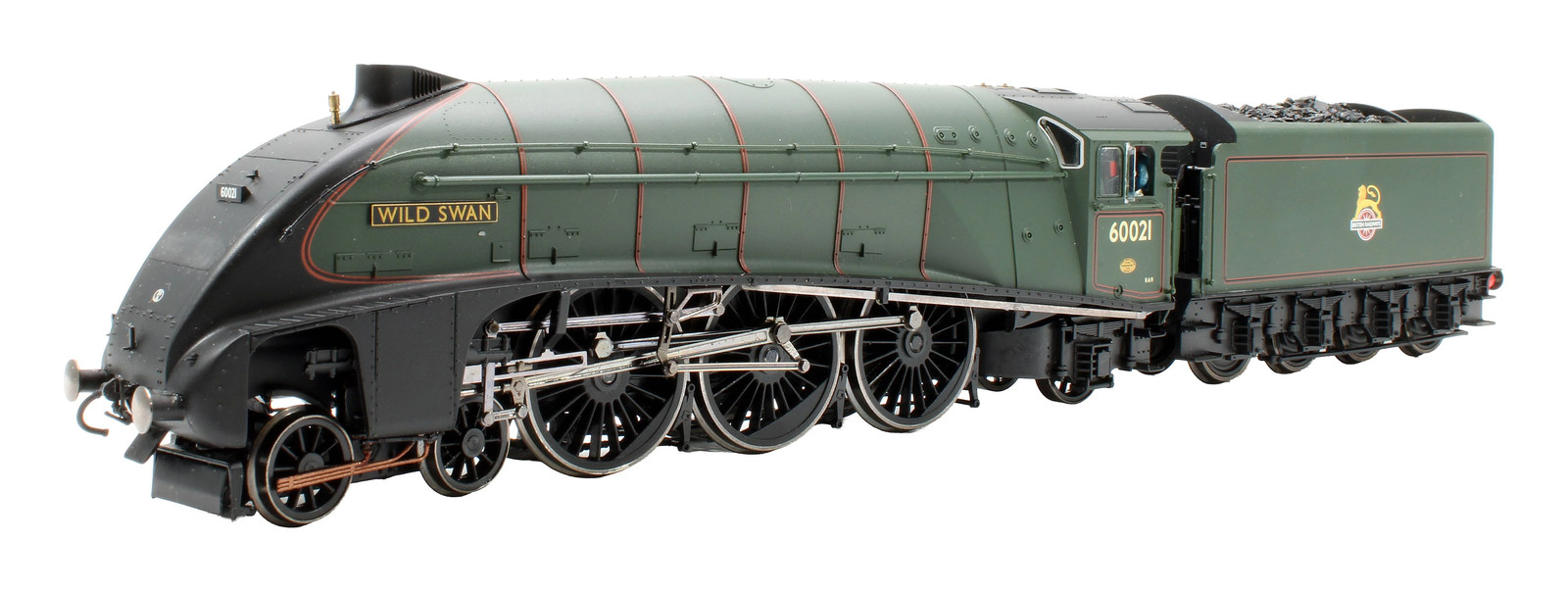 HORNBY OO R2615 BR CLASS A4 60021 'WILD SWAN' STEAM LOCO *LENZ DCC FITTED*