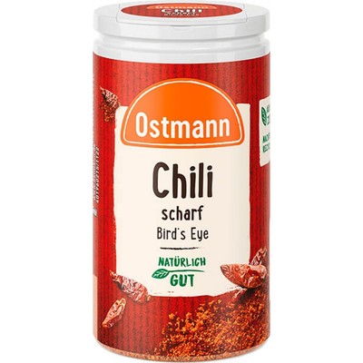 Ostmann Chili Bird´s Eye Gewürz, 35,0 g