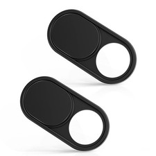 imluckies Laptop Camera Cover Slide, 0.023 inch Ultra-Thin 2 Pack-Black
