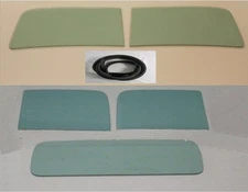 1939-1942 1946-1947 Dodge Pickup Green Windshield Door Back Glass and Seal