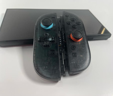 Joy-Cons Personalizado Nintendo Switch 2 Translúcido Transparente Humo Negro Joy Con