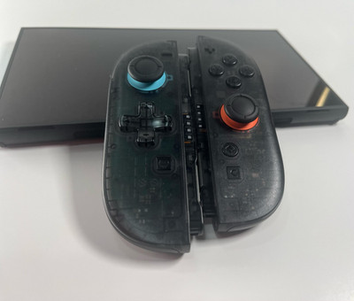 Custom Nintendo Switch 2 Joy-Cons Translucent Clear Smoke Black Joy Con