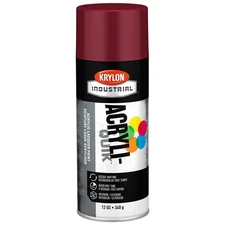 KRYLON INDUSTRIAL K02101A07 Spray Paint,Cherry Red,Gloss 54TG89