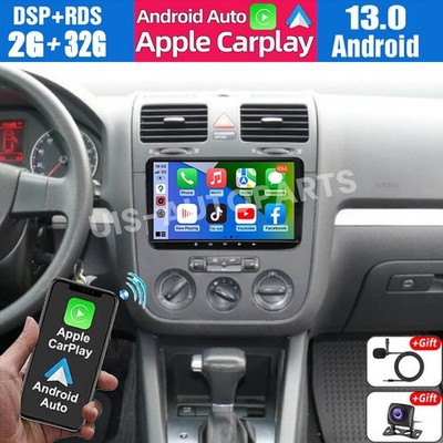 For VW Rabbit 2006-2009 Android 13 Apple CarPlay Car Radio Stereo GPS Head Unit
